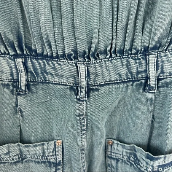 Free People Mad Love Midi Size Small Long Sleeve Denim Dress - Picture 13 of 13